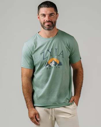 Men's Faded Green Out-n-Back T RC