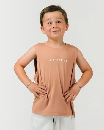 Boys' Cocoa Sinfully Soft Muscle Tank
