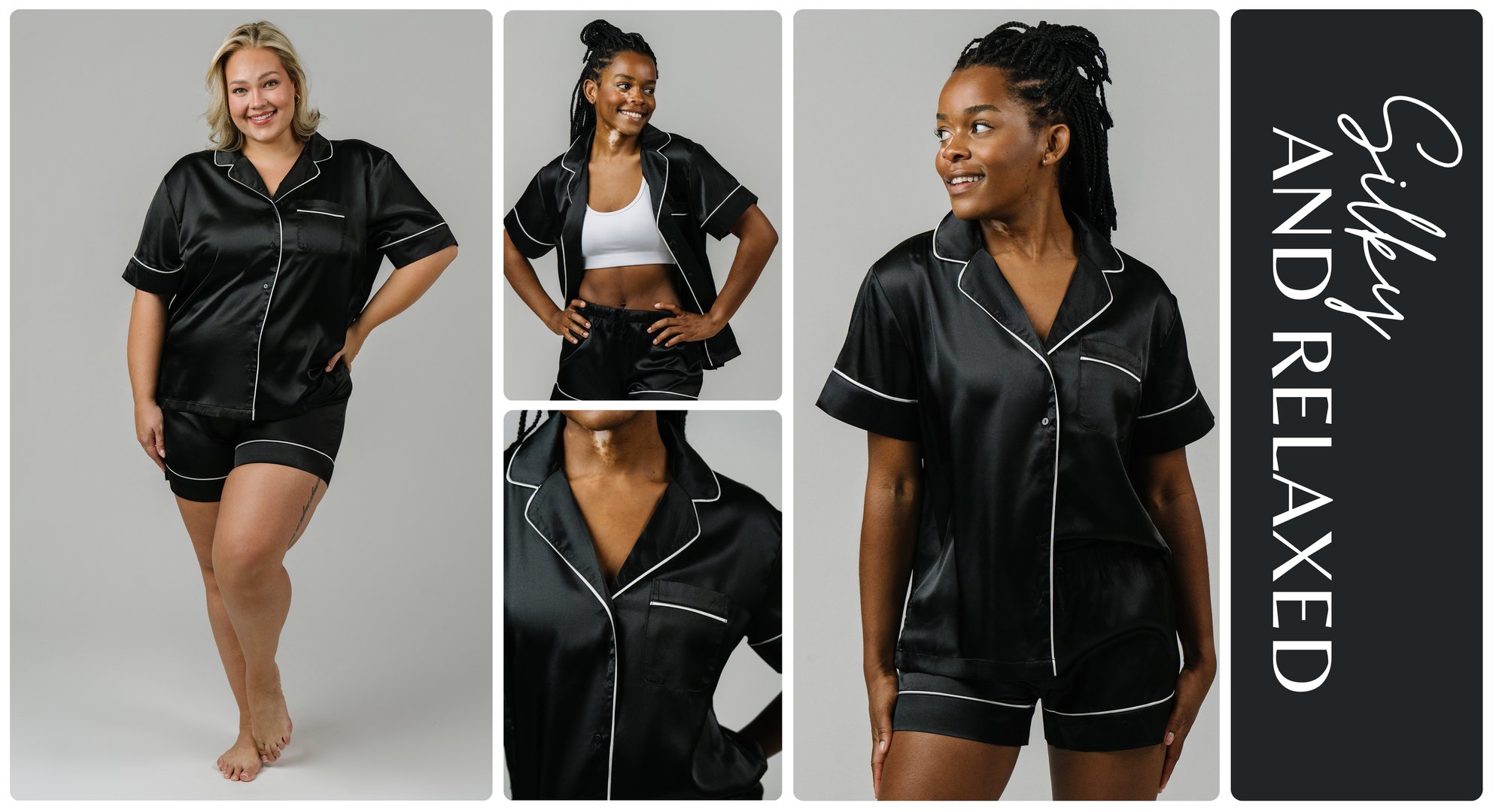 Black Lustre Pajama Shirt