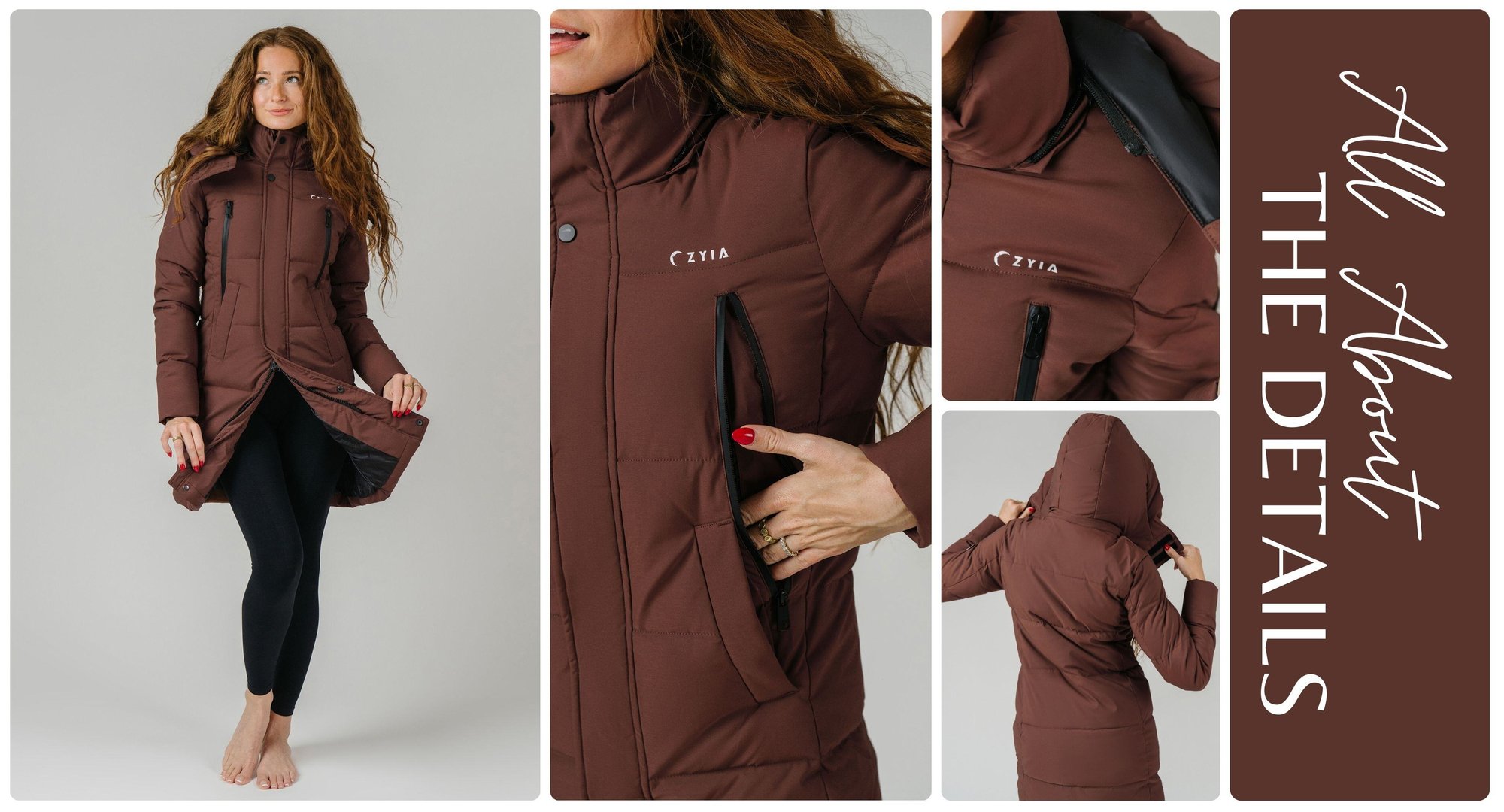Brown Vented Vondelpark Puffy Coat